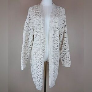 Moon and Madison cardigan lose knit cream ivory